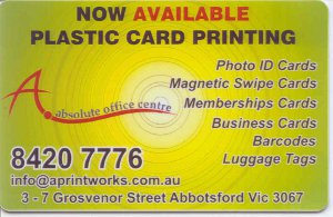 Printed Plastic Cards. Plastic Card Printing Services.